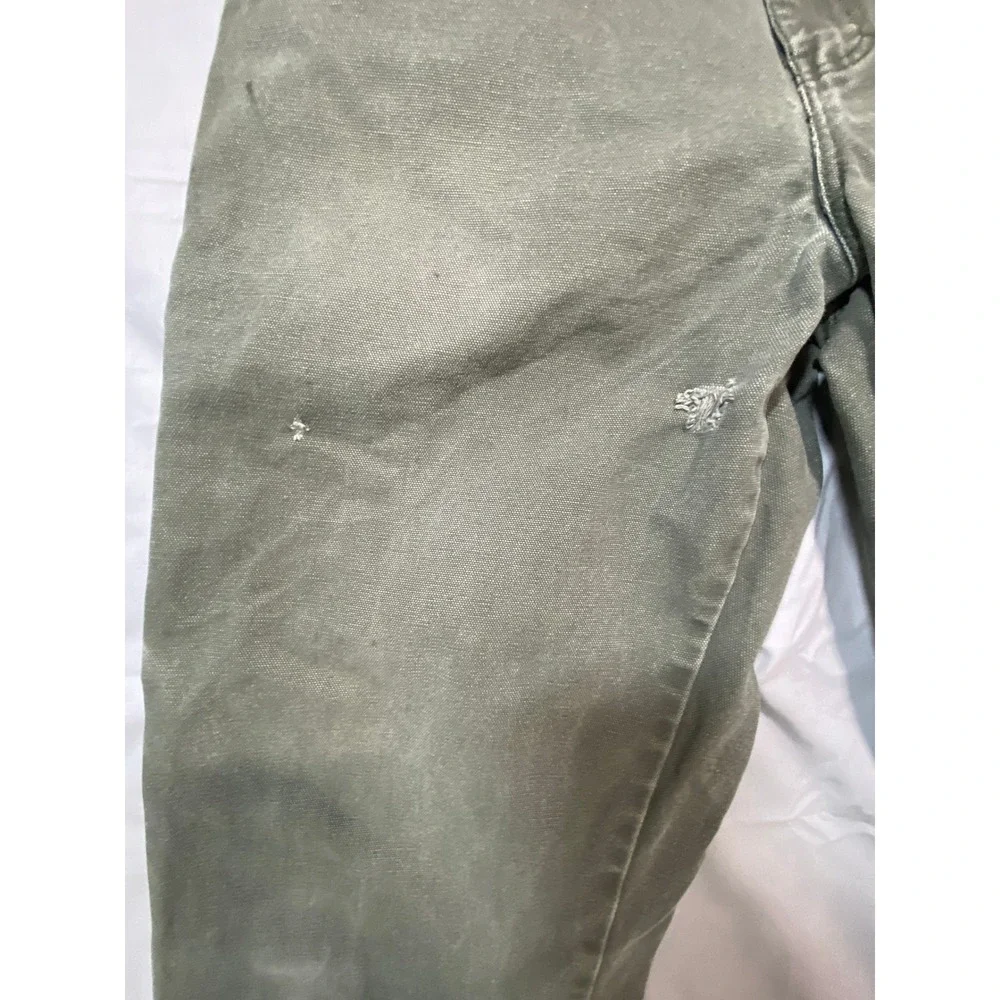 Dickies Men's Carpenter Work Pants 32x30 Relaxed Fit Grey Canvas 100% Cotton